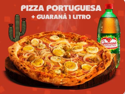 Pizza Portuguesa Grande + Guarana 1 Litro