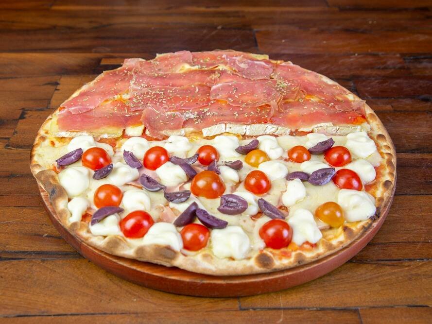 Pizzas Brotos 2 sabores