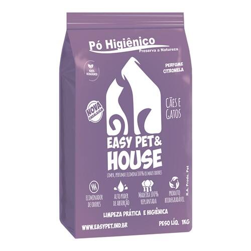 Pó Higiênico Easy Pet & House Citronela 1kg