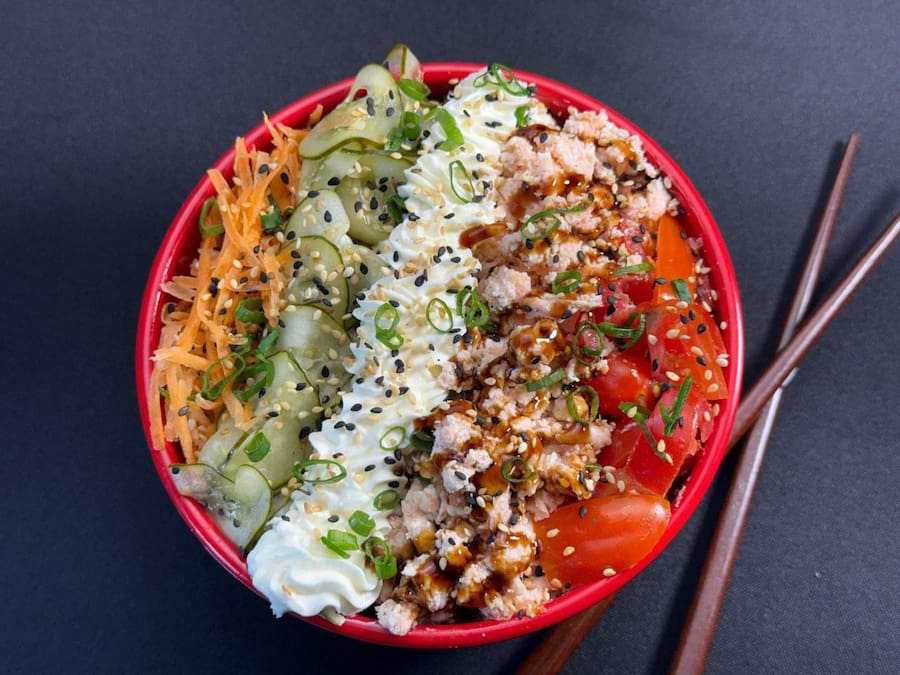 Poke Capitão 01 - Salmão Grelhado (400g)