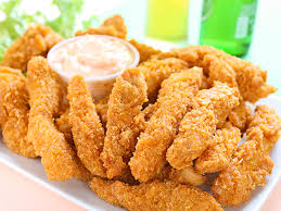 Porção isca frango empanado 