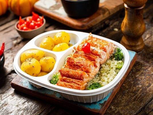 Refeição Especial com salmão