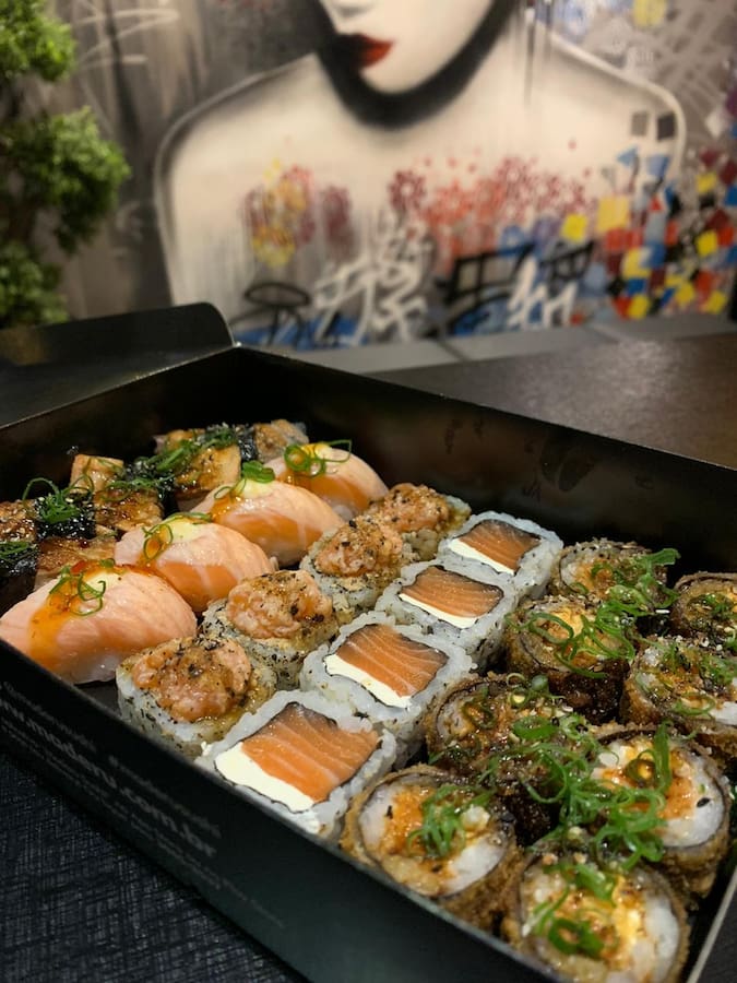 Salmão hot pack 24 peças