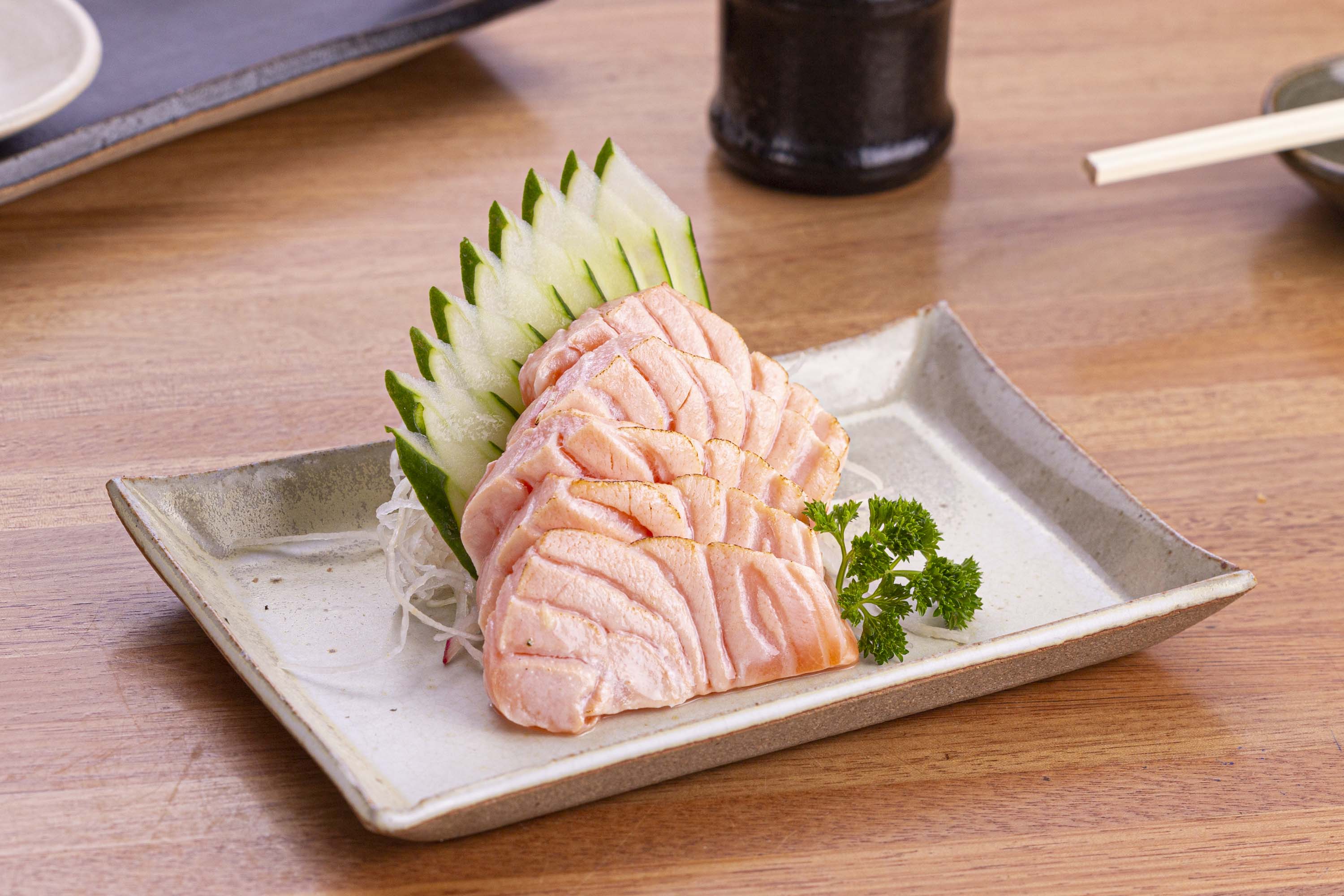 Sashimi de Salmão Selado