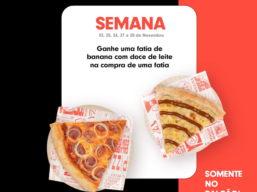 Semana Black | Pizza Média - Grátis Refrigerante 600ml
