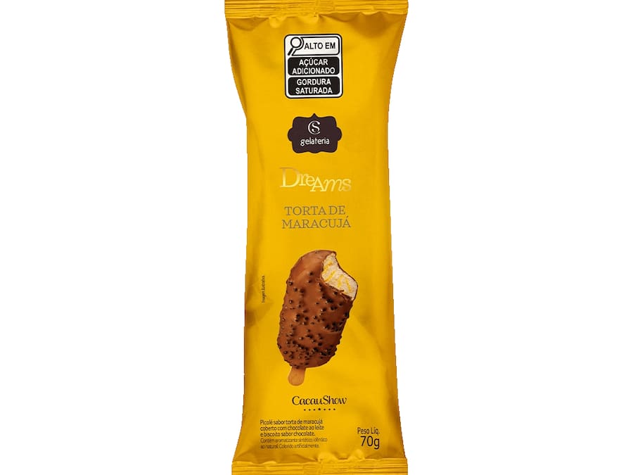Sorvete Dreams Torta de Maracujá 70g