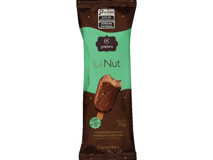 Sorvete Lanut Avelã 70g