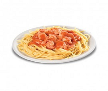 Spaghetti camarões catupiry executivo