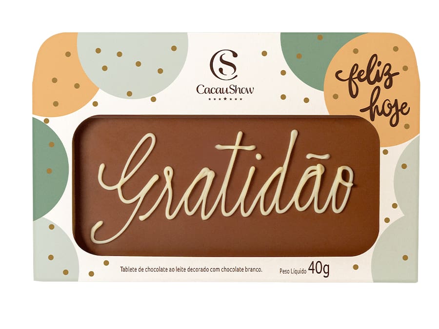 CHOCOARTE GRATIDÃO 40g