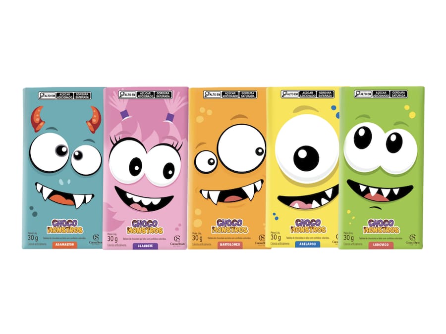 Tablete de Chocolate ao Leite Chocomonstros 30g