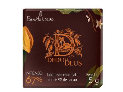 Tablete Dedo de Deus 67% Cacau 5g