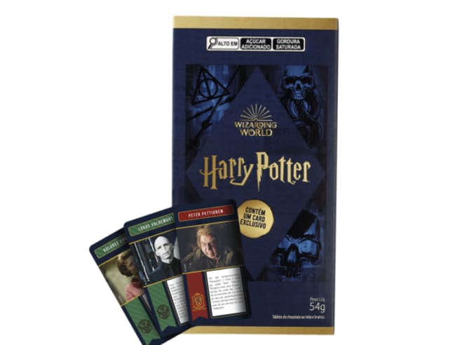 Tablete Harry Potter Brasão Vilões 54g