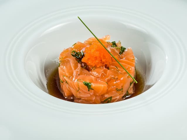 Tartar de salmão