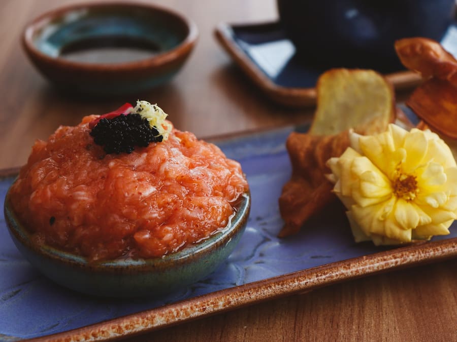 Tartar de salmão