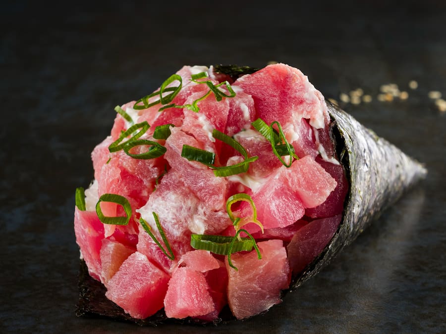 Temaki de Atum com Cream Cheese