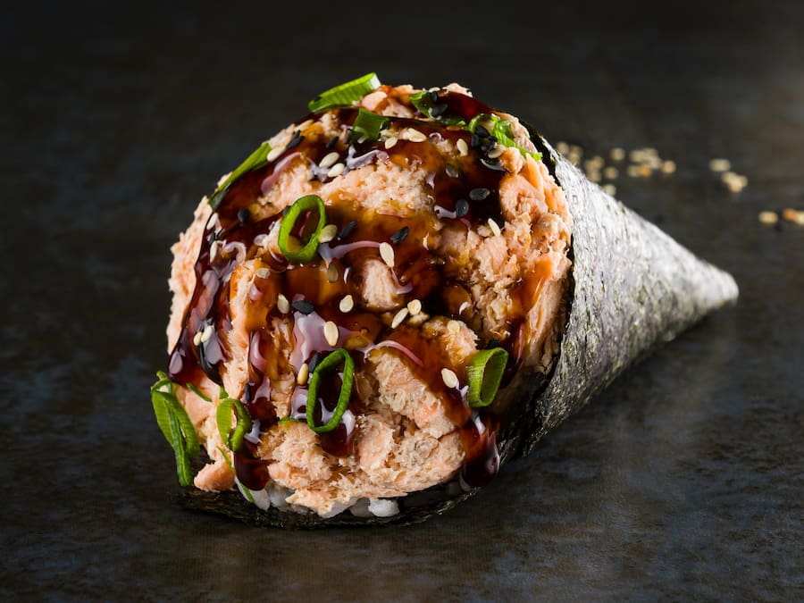 Temaki de Salmão Grelhado