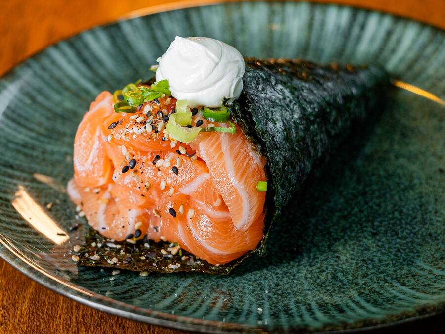 Temaki Salmão Filadélfia