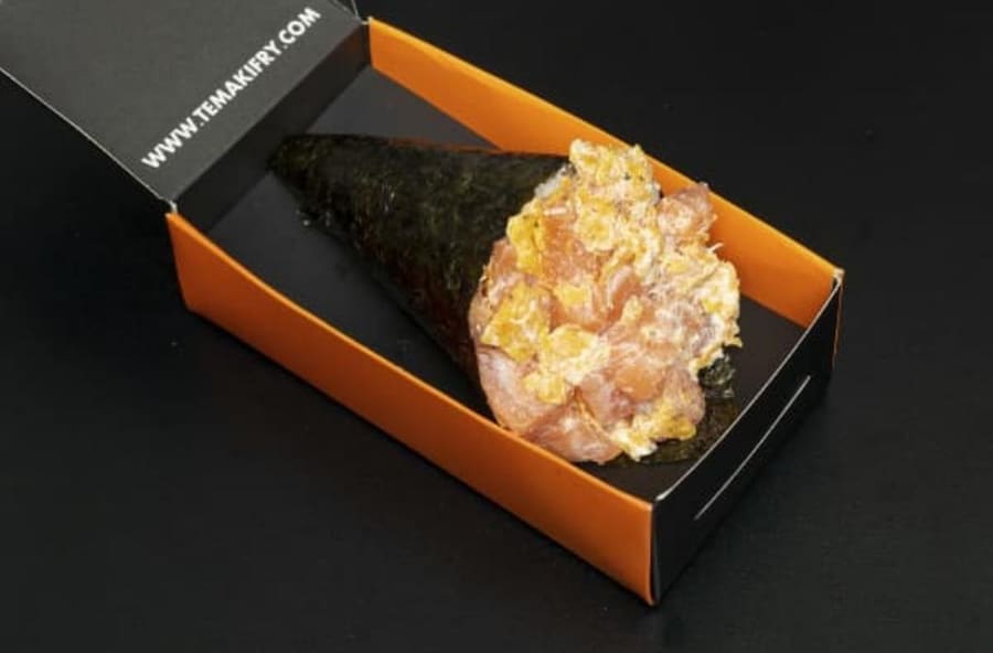 Temaki Salmão Chips Top EM DOBRO