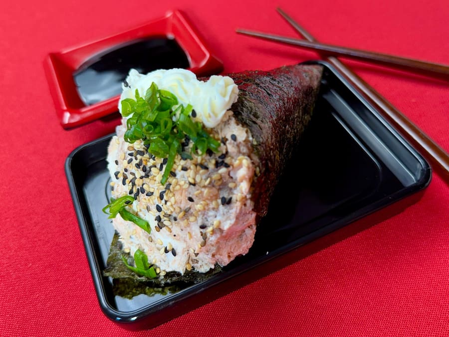 Temaki Salmão Grelhado (1 un)