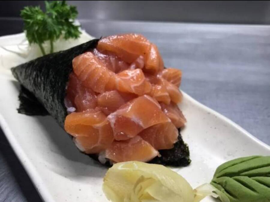 Temaki Salmão Simples