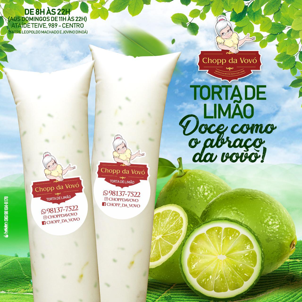 Torta de limão - 180 ml