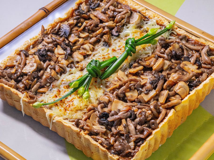 Torta Salgada Cogumelos