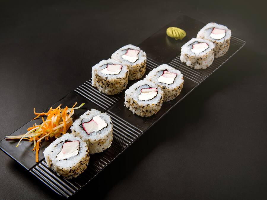 Uramaki Kani Filadélfia (4 peças)