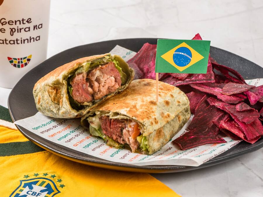 Wrap Picadinho Gaúcho - Brasil | Todos os Dias