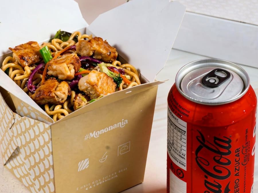 Yakisoba de Frango (600g) com Coca
